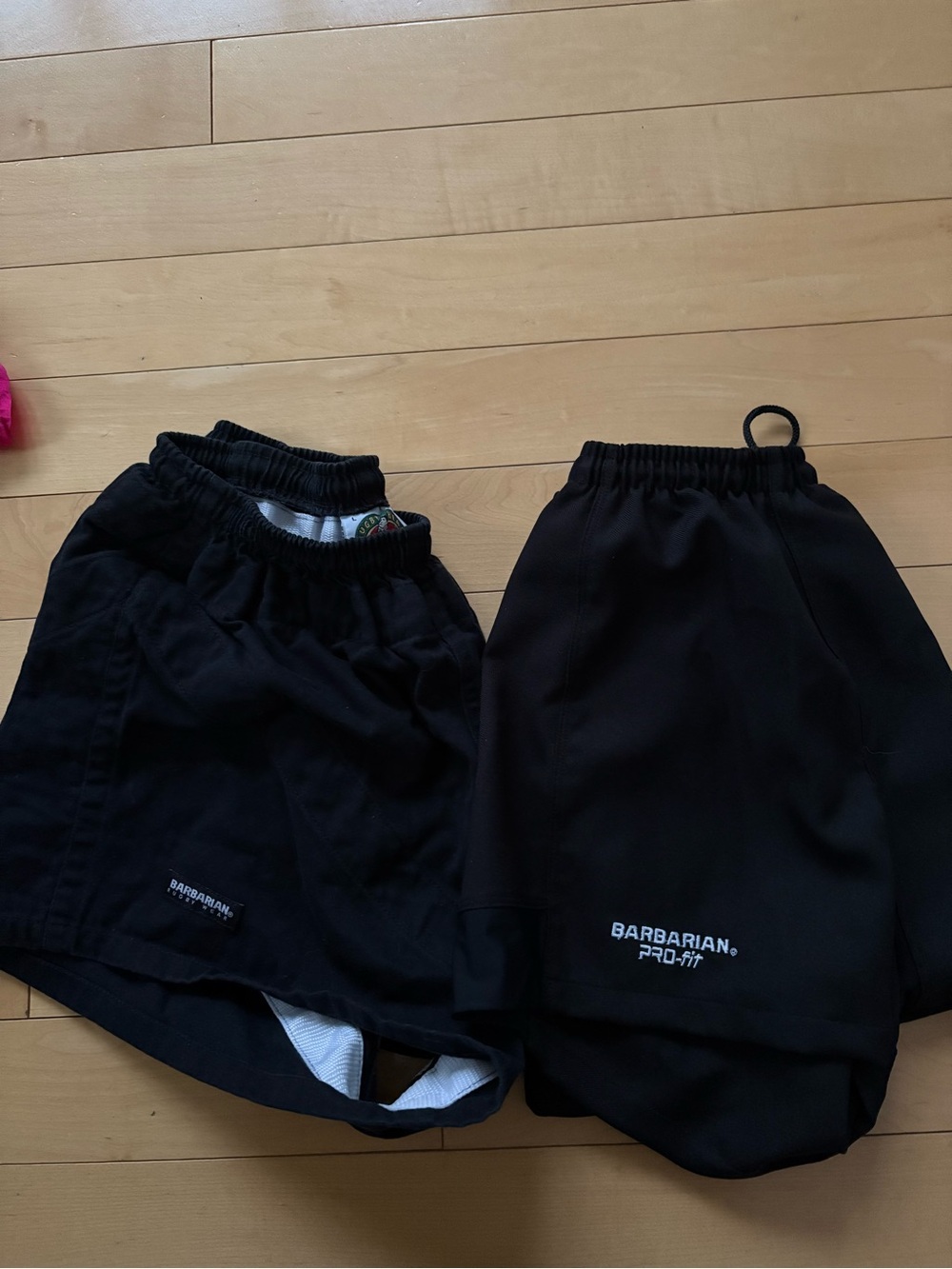 Barbarian Men’s Rugby Shorts Black lot of 2